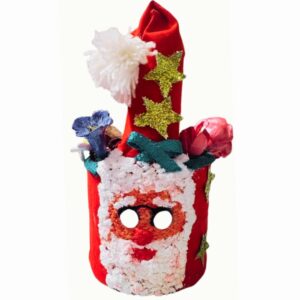 Handcrafted Santa Claus Piggy Bank